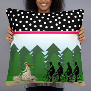 A Merry Chase Pillow