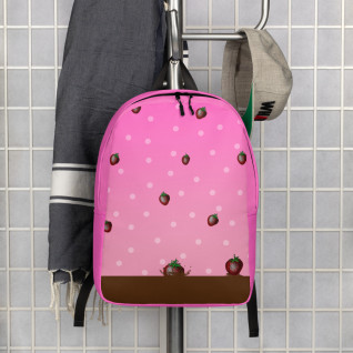 Chocolate Strawberry Minimalist Backpack