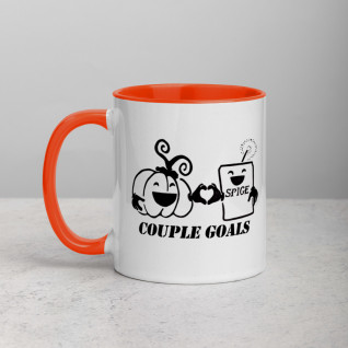 Couple Goals Mug with Color Inside