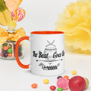 Beat Goes On Mug with Color Inside