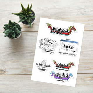Dragonboat Sticker sheet